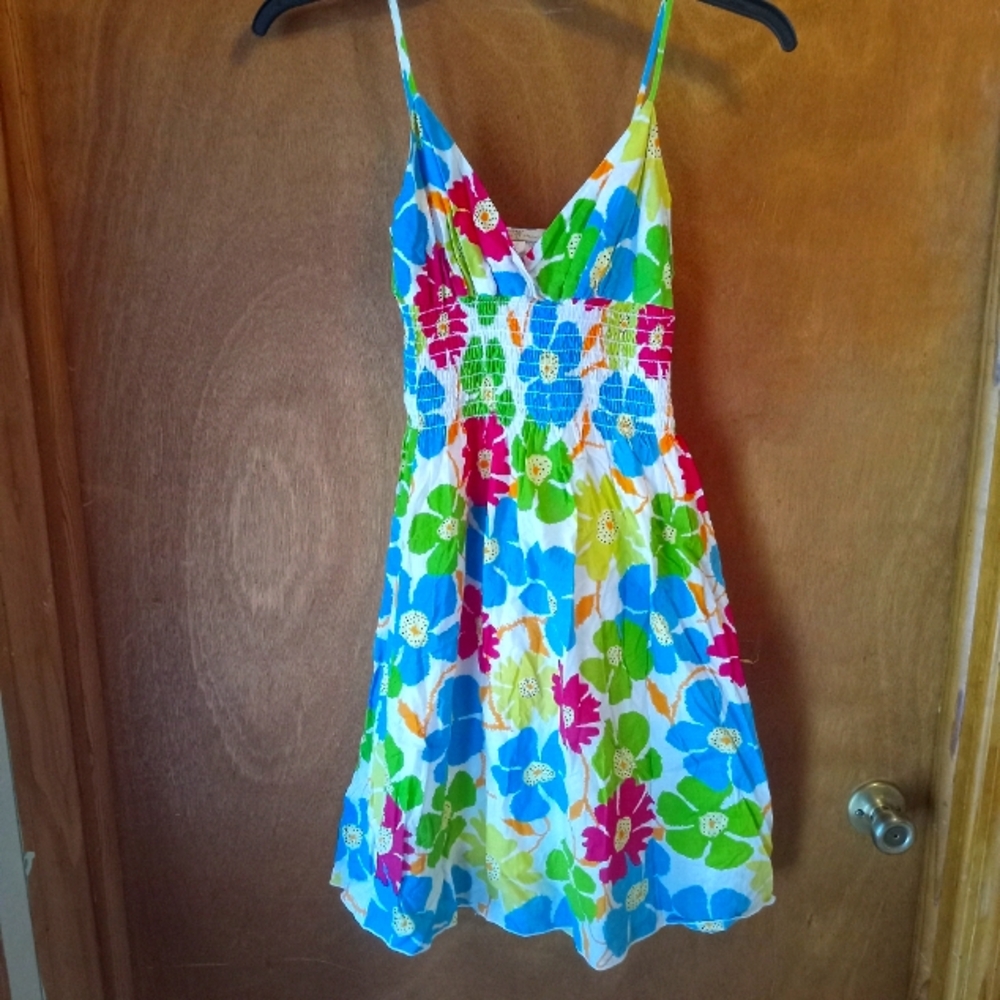 Tropical wear sun dress